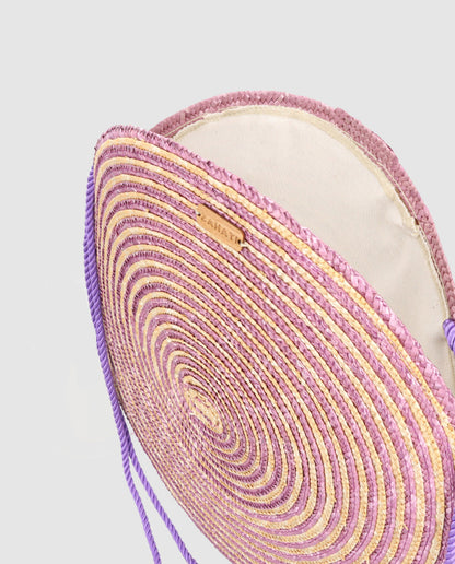 Cercle spirale violet