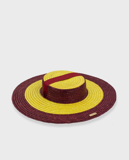 Copia de Sombrero de Paja Andalusian/Cordobes Bicolor - ZAHATI