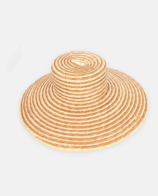 Cuchi spiral camel hat with L brim