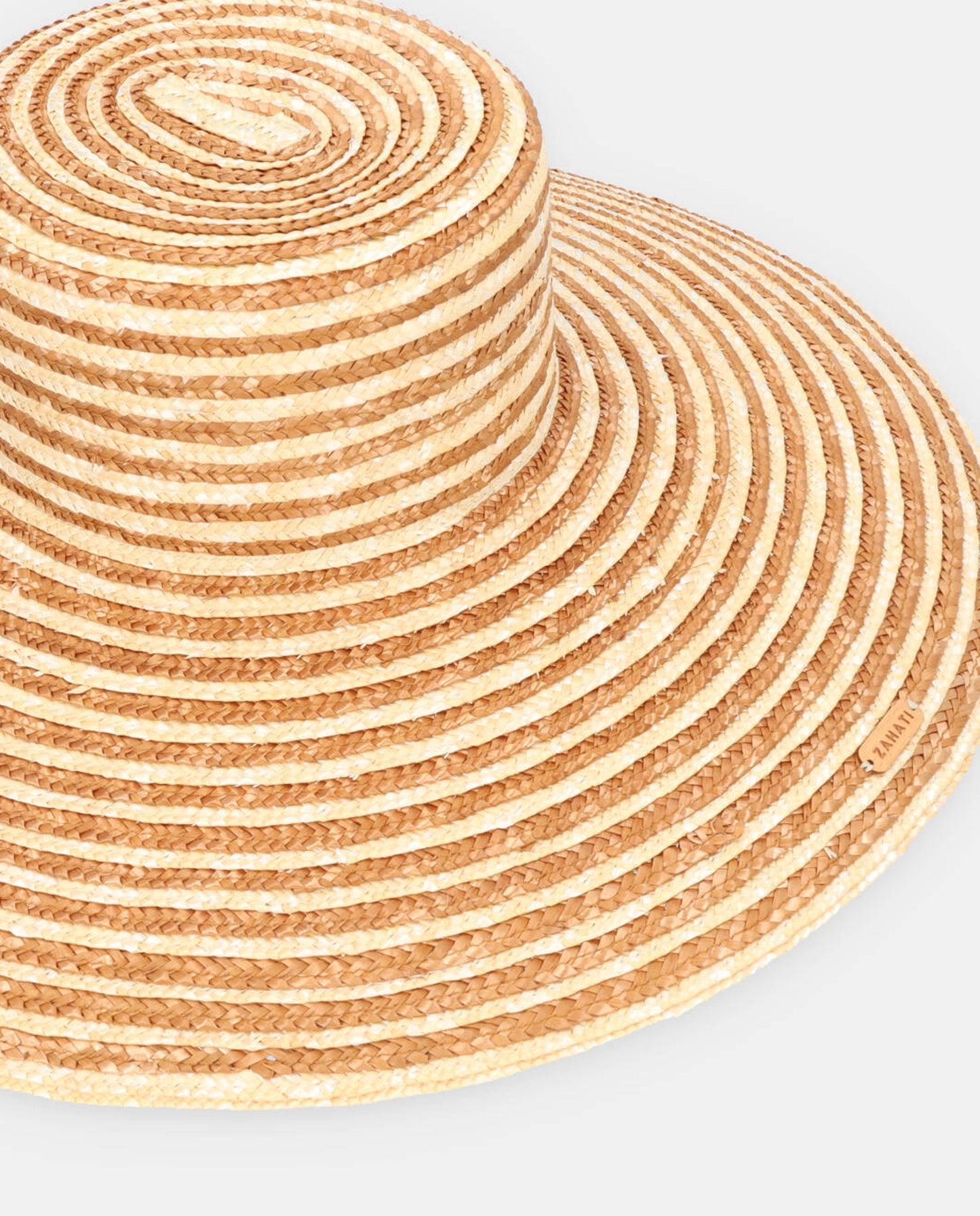 Cuchi spiral camel hat with L brim