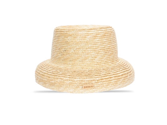 Sombrero Cuchi Curvo de paja de trigo Natural