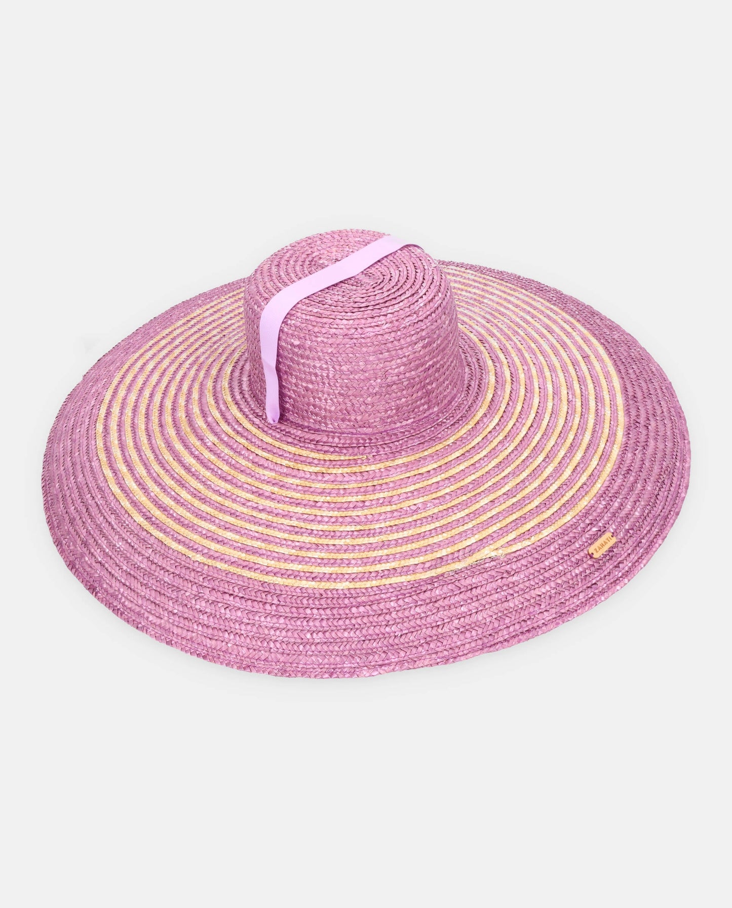 Sombrero Pamela Midi espiral sisi violeta