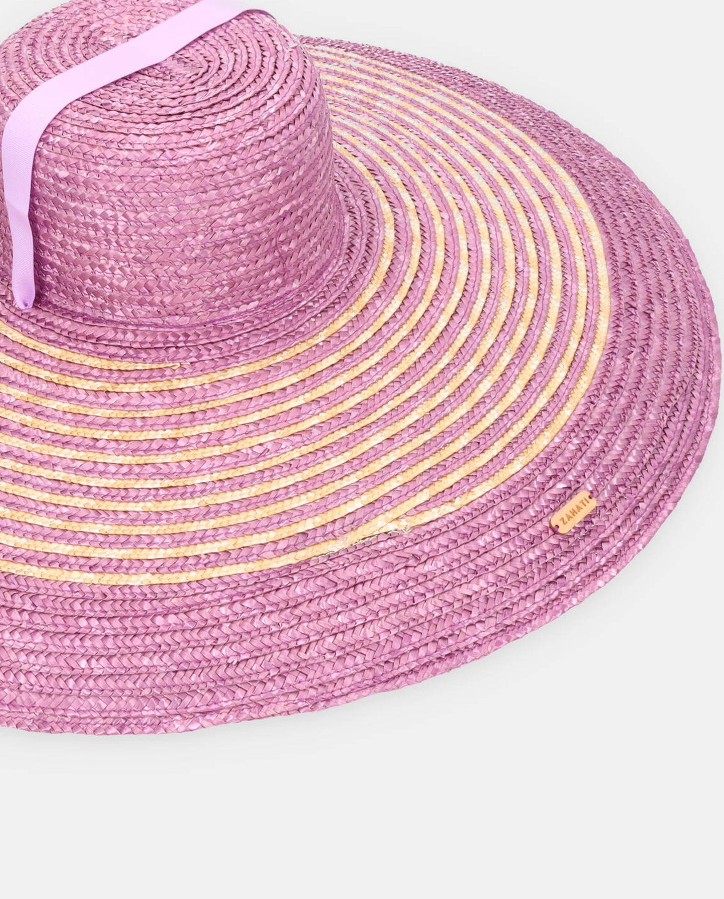 Sombrero Pamela Midi espiral sisi violeta