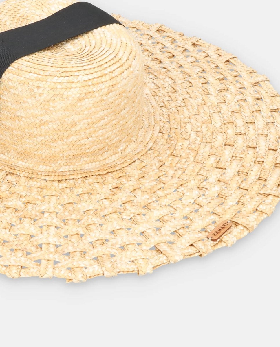 Sombrero cuchi de Paja Tris-Tras natural - ZAHATI