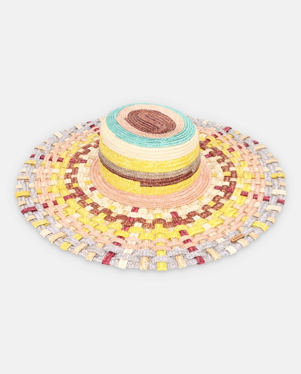 Sombrero Cuchi de Paja Tris-Tras Rainbow - ZAHATI