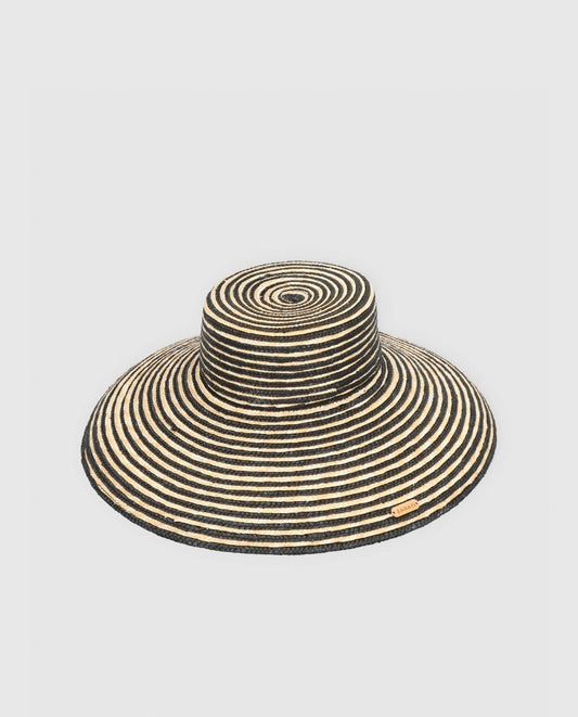 Sombrero Cuchi espiral negro - ZAHATI