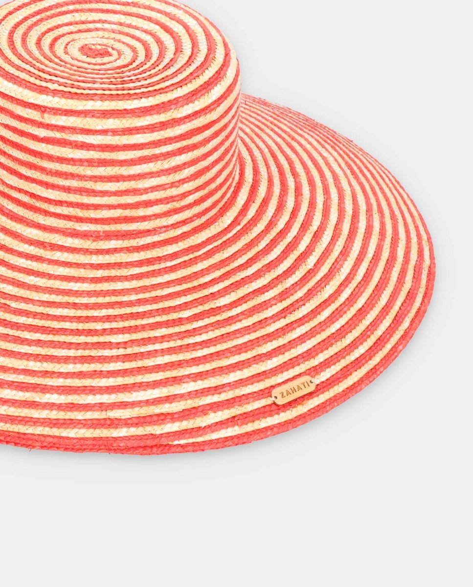 Sombrero Cuchi espiral rojo - ZAHATI
