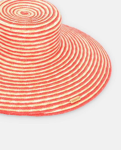 Sombrero Cuchi espiral rojo - ZAHATI