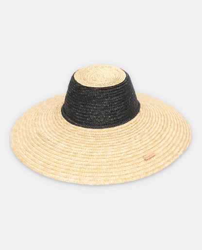 Sombrero de paja bicolor Flama - ZAHATI