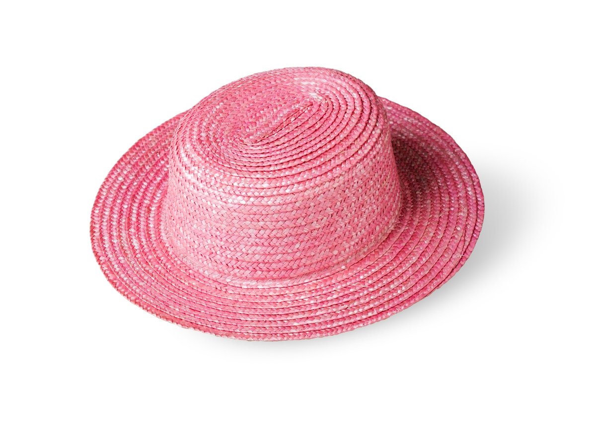 Sombrero de paja Canotier ala corta - ZAHATI