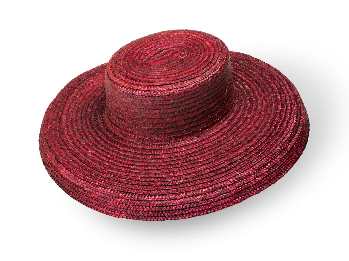 Sombrero de paja Canotier Curvo - ZAHATI