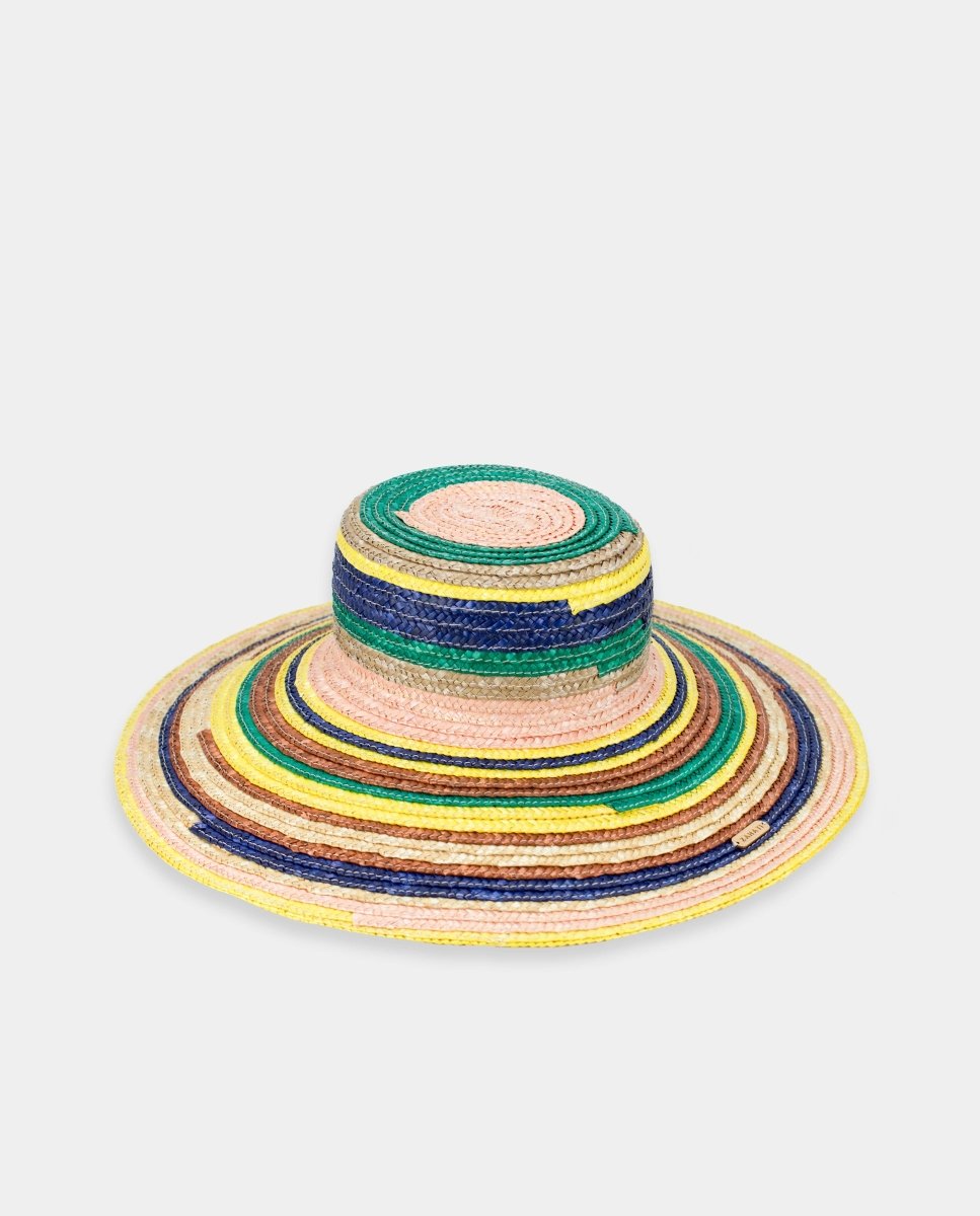 Sombrero de Paja colorín - ZAHATI