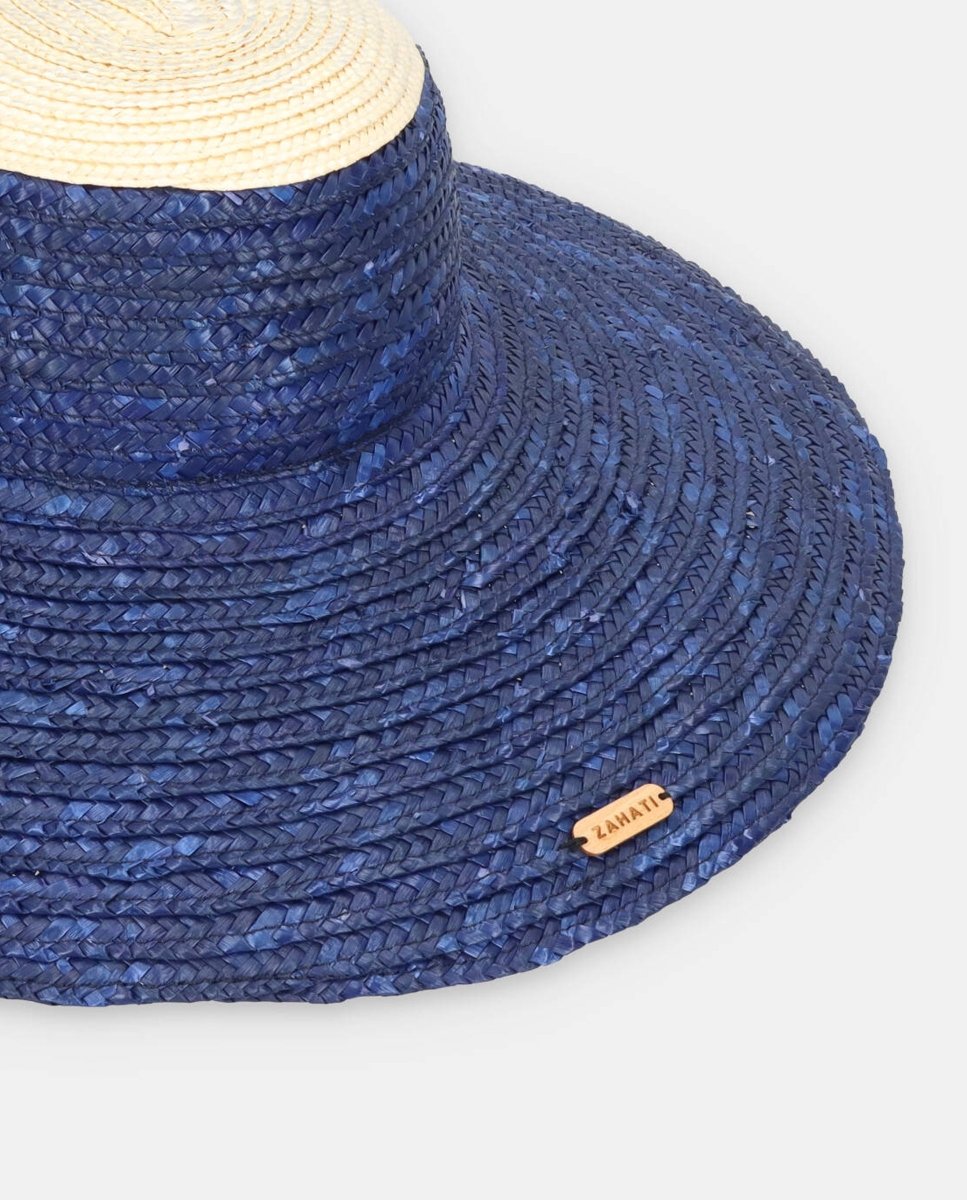 Sombrero de paja Cuchi bicolor - ZAHATI