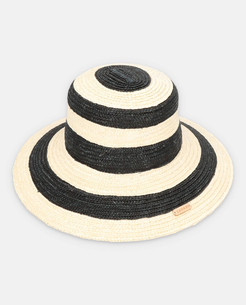 Sombrero de Paja cuchi Cebra ala S - ZAHATI