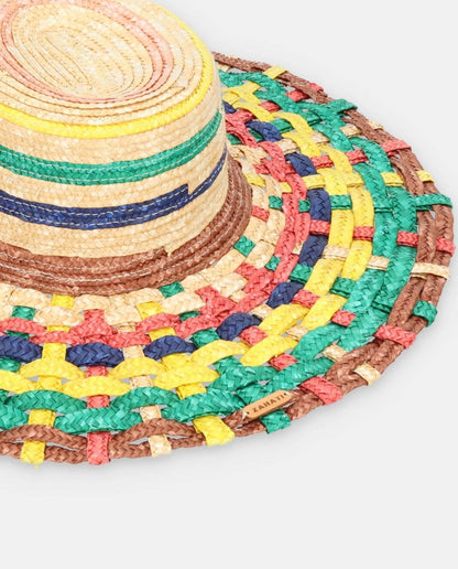 Sombrero de Paja cuchi Tris-Tras Rainbow - ZAHATI