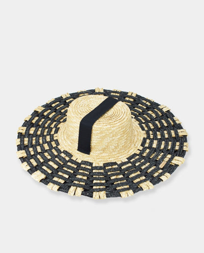 Sombrero de paja Tris-Tras-cuatro - ZAHATI