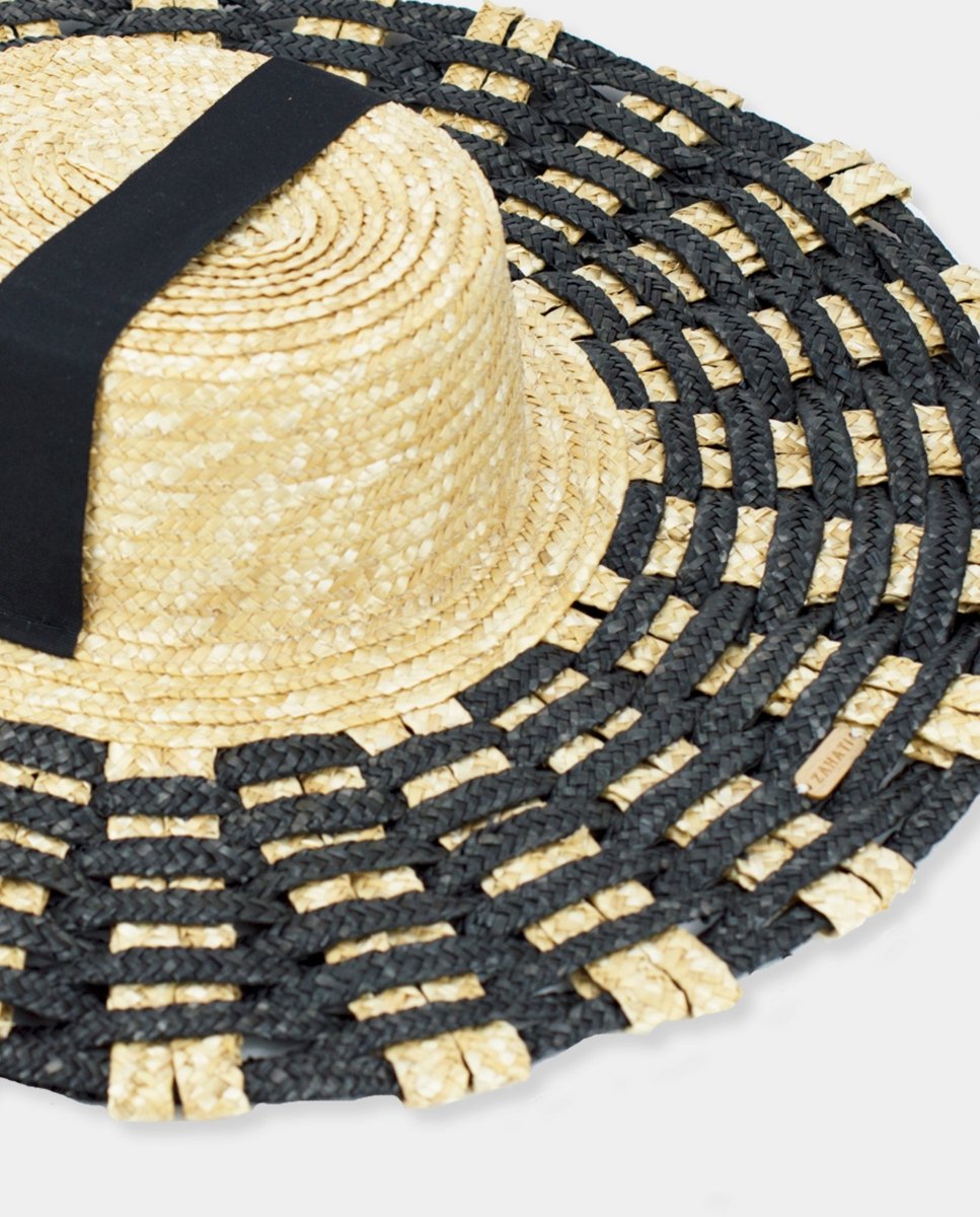 Sombrero de paja Tris-Tras-cuatro - ZAHATI