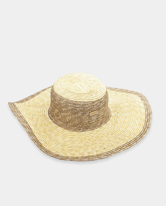 Sombrero Londa bicolor dorado y natural - ZAHATI